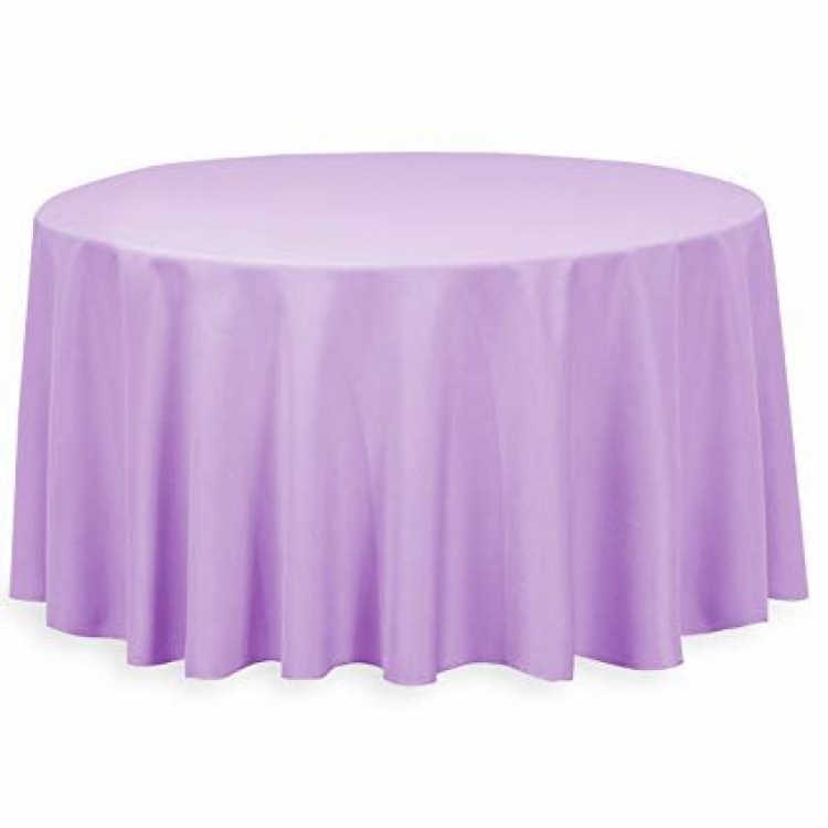 Lavender Round Table Linen 132 (Fits Our 72in Round Table t