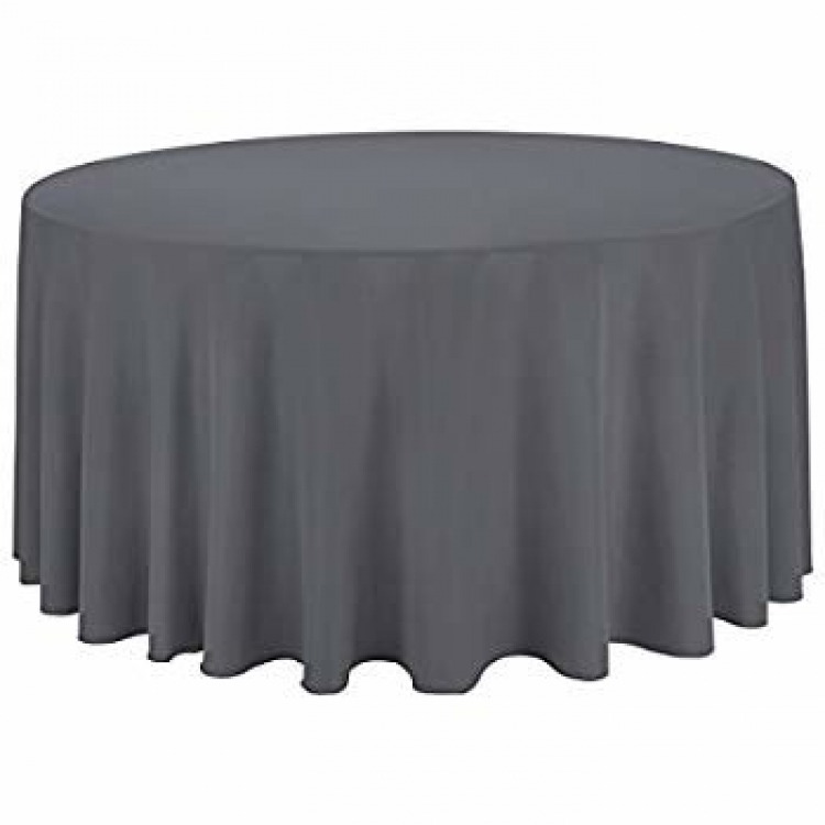 Charcoal Grey 120 Round Table Linen (Fits Our 60in Round Ta