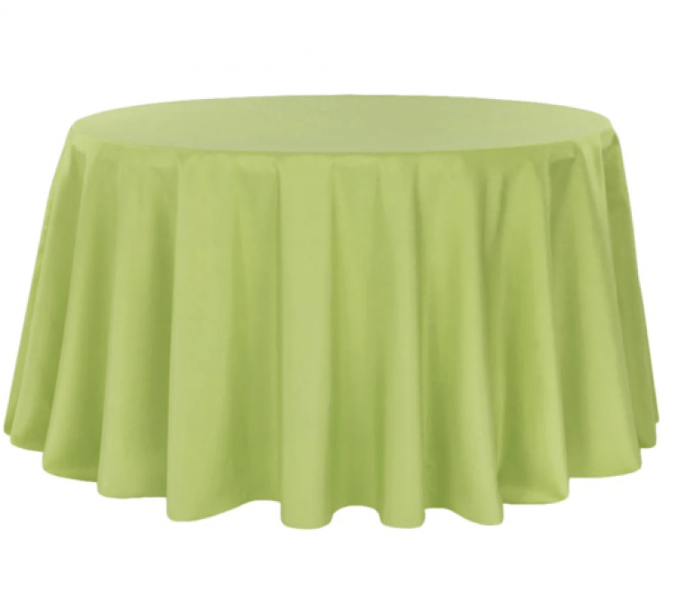 Lime Green Round Table Linen 108 (Fits Our 48in Round Table