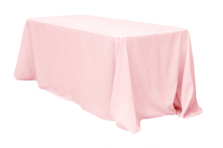 Pink Linen (Fits Our 6ft Rectangular Table to the Floor)