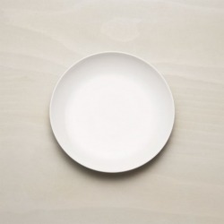 Small Traditional White Salad Plate