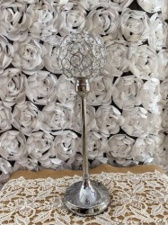 Silver Candle Holder 15(CONTACT THE OFFICE TO BOOK)