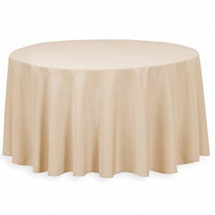 Sand Round Table Linen 120 (Fits Our 60in Round Table to th
