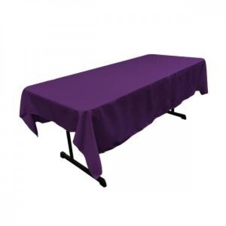 Purple Polyester Linen 60x120 (Fits Our 8ft Rectangular Tab