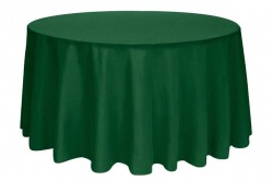 Forest Green 132 Round Table Linen (Fits Our 72in Round Tab