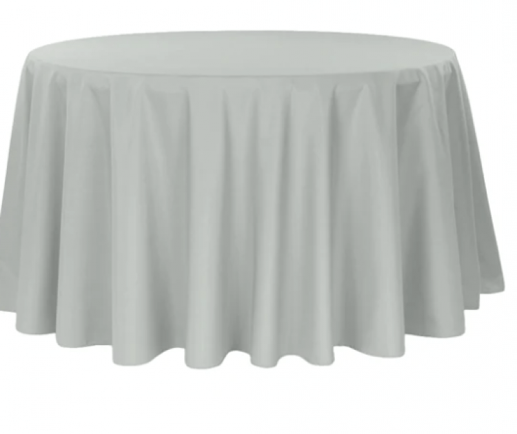 Grey 108  Round Table Linen