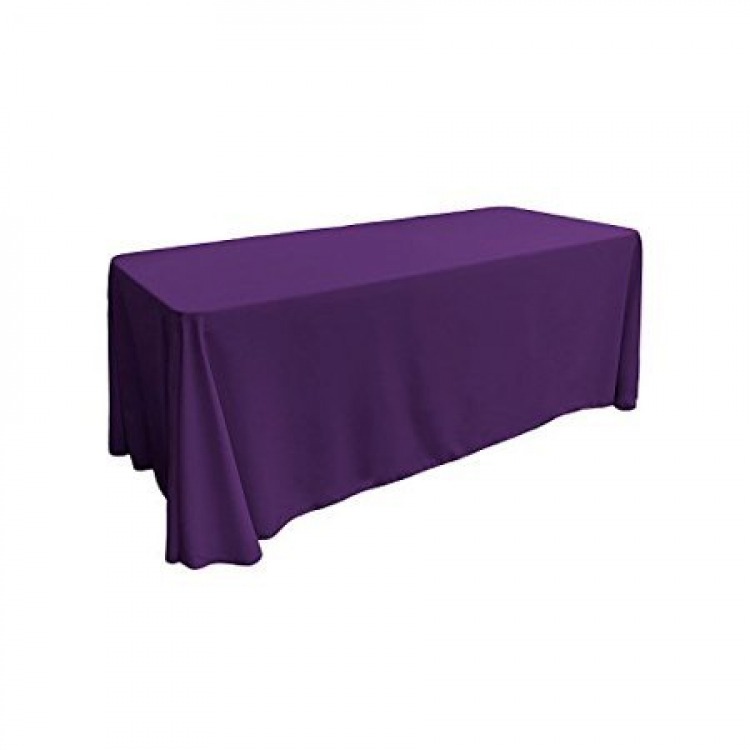 Purple Polyester Linen 90x156 (Fits Our 8ft Rectangular Tab