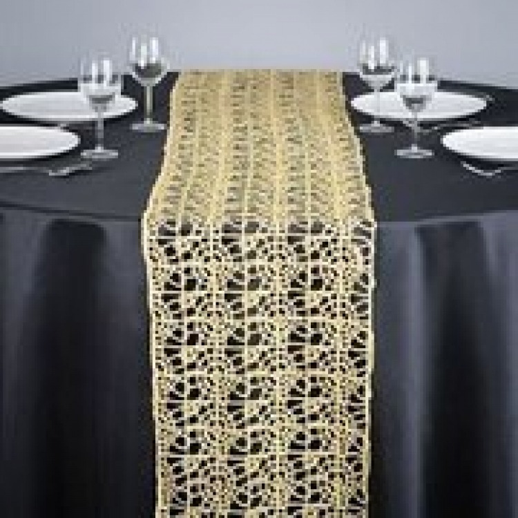  Gold Chemical Lace Runner