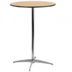 30' Round Cocktail Table 42 tall 