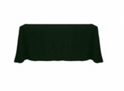 Forest Green Polyester Linen 90x156in (Fits Our 8ft Rectangu