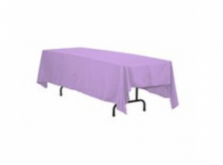 Lavender Polyester Linen 60x96in (Fits Our 6ft Rectangular T