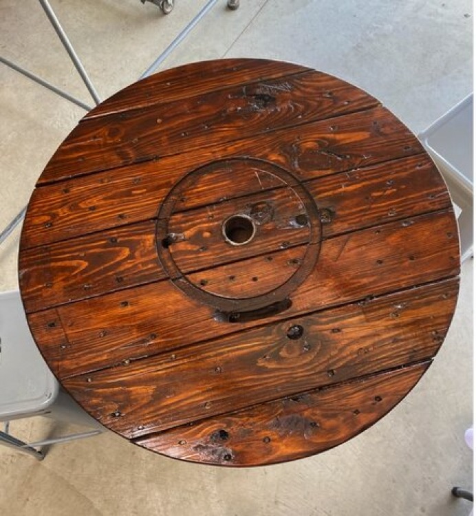 rustic table top (top only no stand)