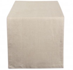 Natural Canvas table runner