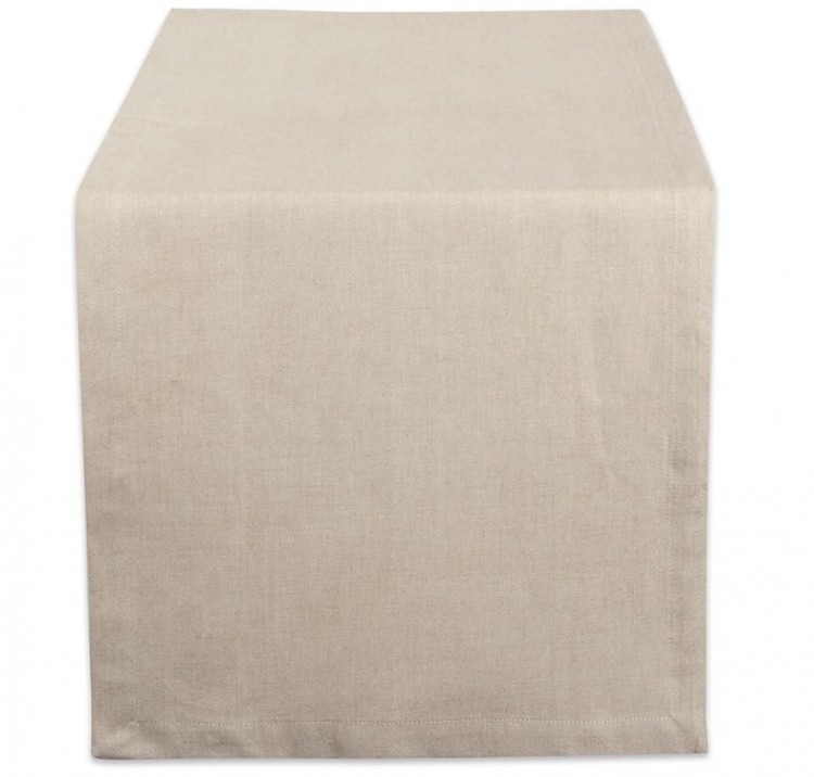 Natural Canvas table runner