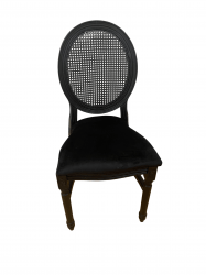 Black Louie King Chair