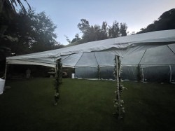 40x60 clear top frame tent