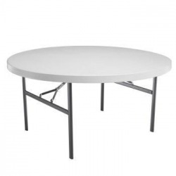 72” Round Table( seats 10 to 12 people)