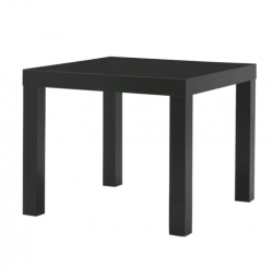 Black Side Table