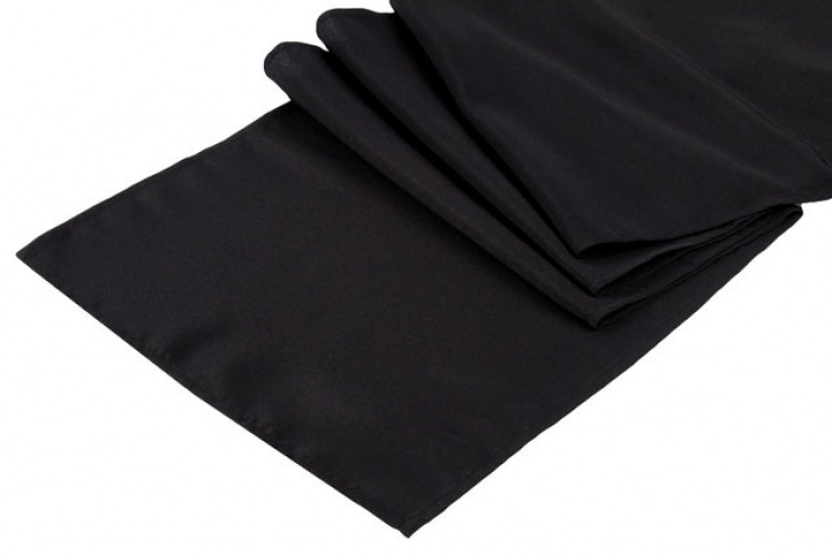 Black Table Runner 