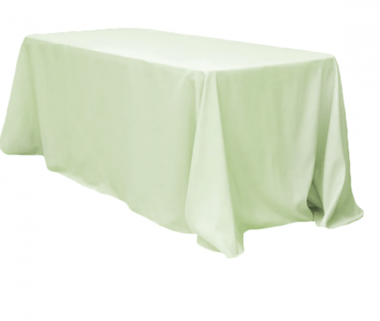 Sage Green 90x132 Linen ( Fits Our 6ft Rectangular Table to