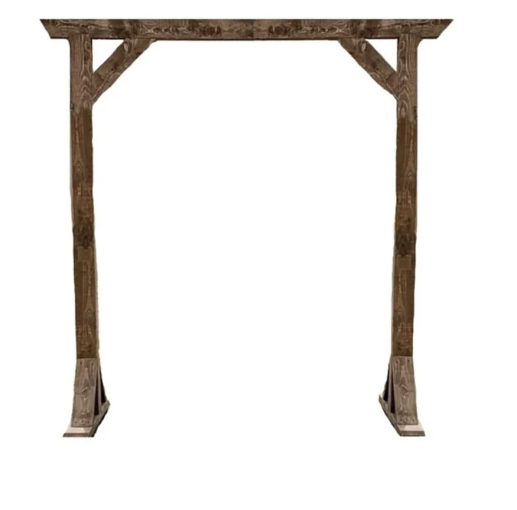 wooden arch