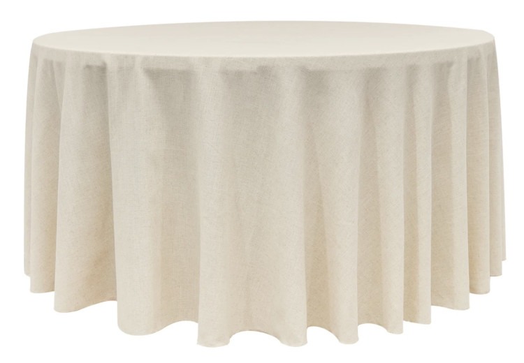 Premium linen round 120