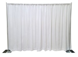 10x20 White Pipe and Drape