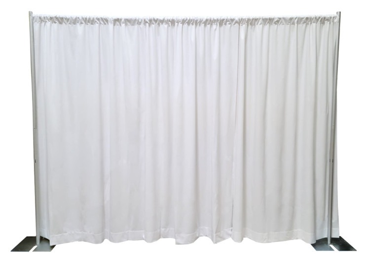 10x20 White Pipe and Drape