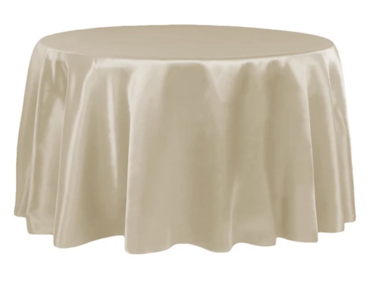 Satin Champagne 132 linen
