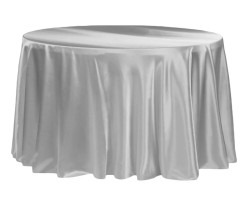 silver Satin 120 linen